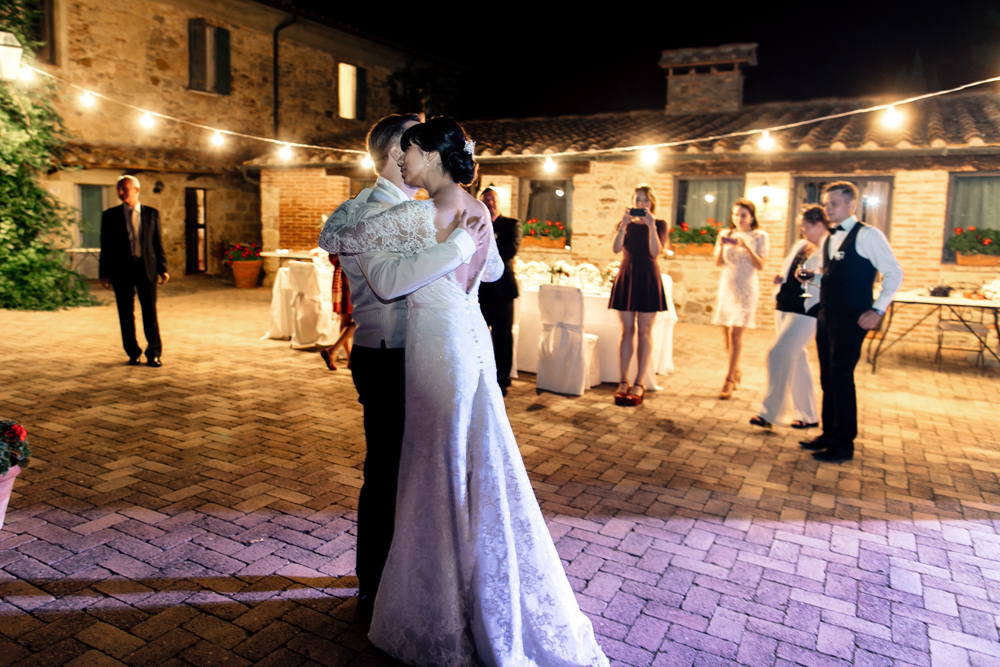 wedding reception tuscany